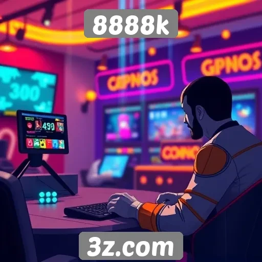 Uso de tecnologia em jogos no 8888k